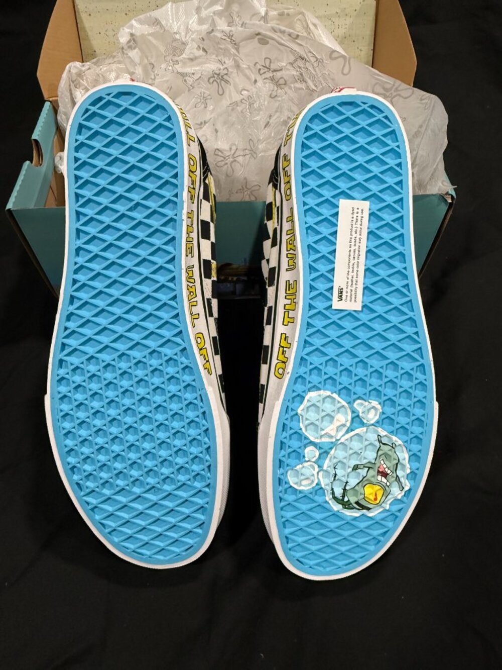 Vans x SpongeBob SquarePants Old Skool Shoes Men's 10.5 New w/ Box VN0A38G19EK - Picture 2 of 11